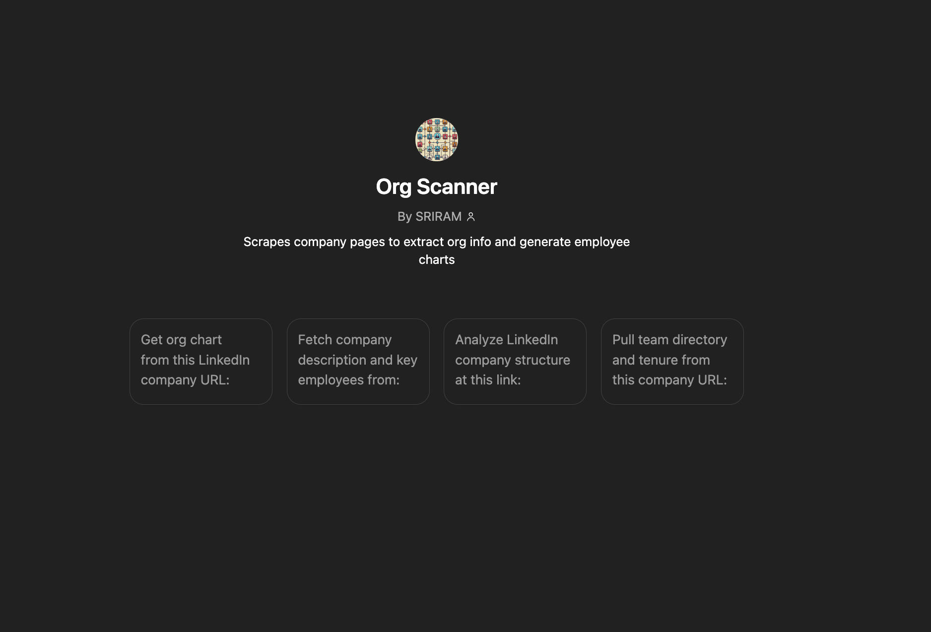 Org Scanner